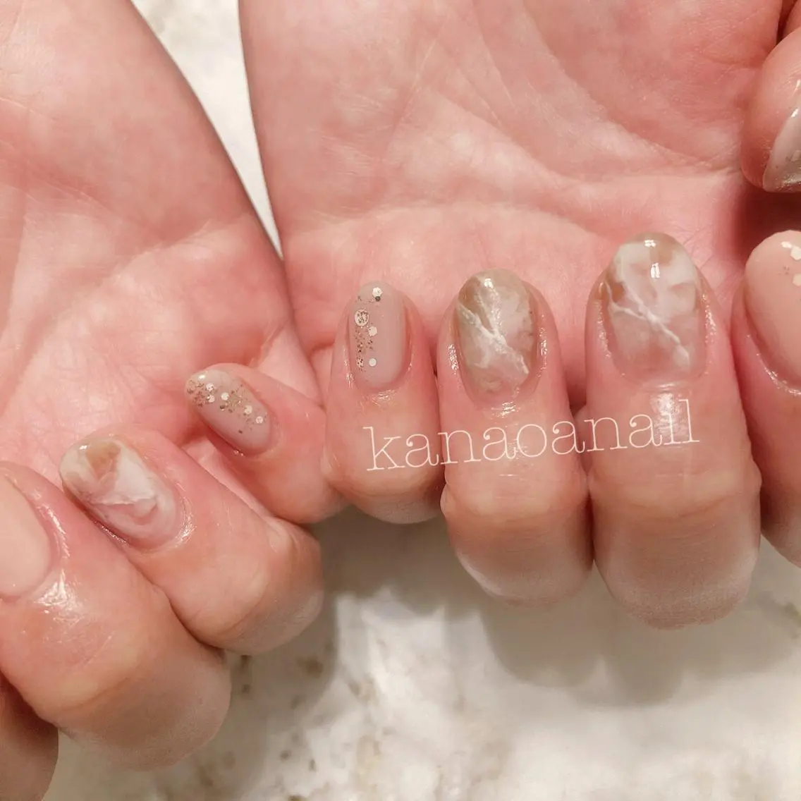 ネイル 地爪育成💅 kanaoanailのネイルデザイン