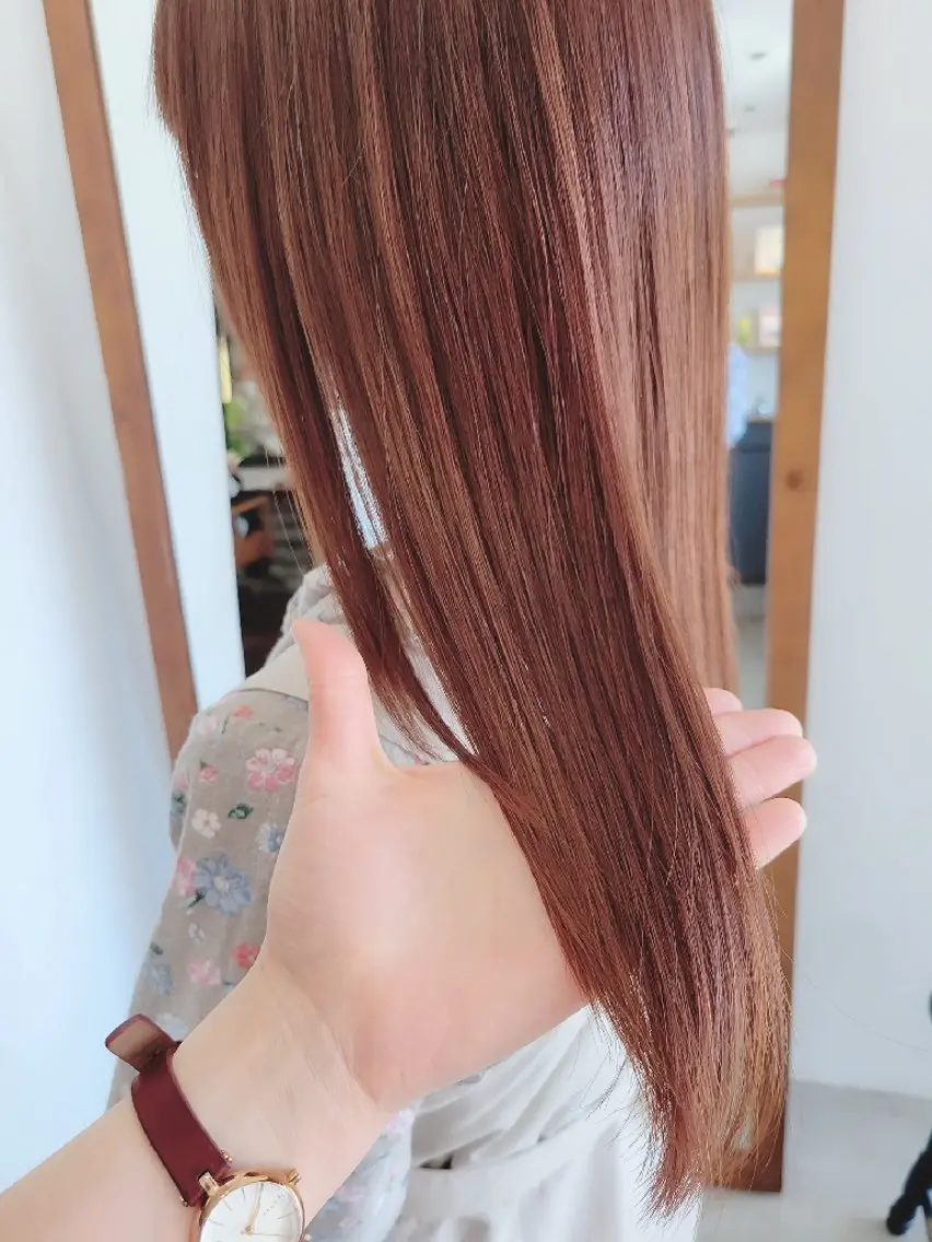 セミロング トリートメント カット ヘアカラー トリートメント ✨美髪✨艶髪✨ 髪質再生✨中城晴美のヘアスタイル