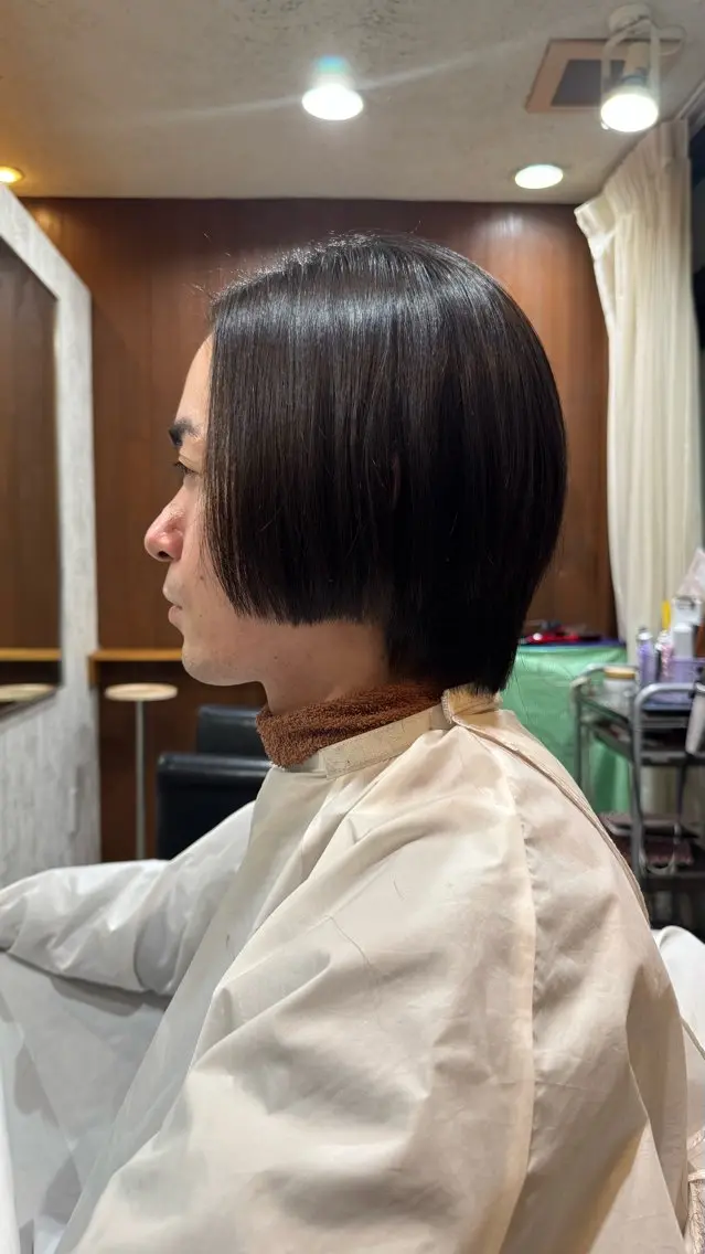 セミロング メンズ 水相 智貴のヘアスタイル