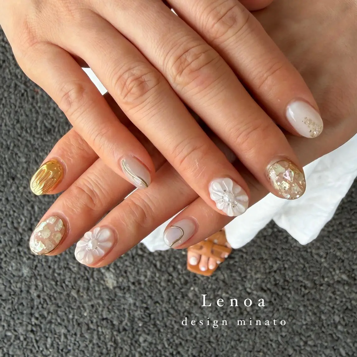 ネイル ハンドネイル Lenoa minatoのネイルデザイン