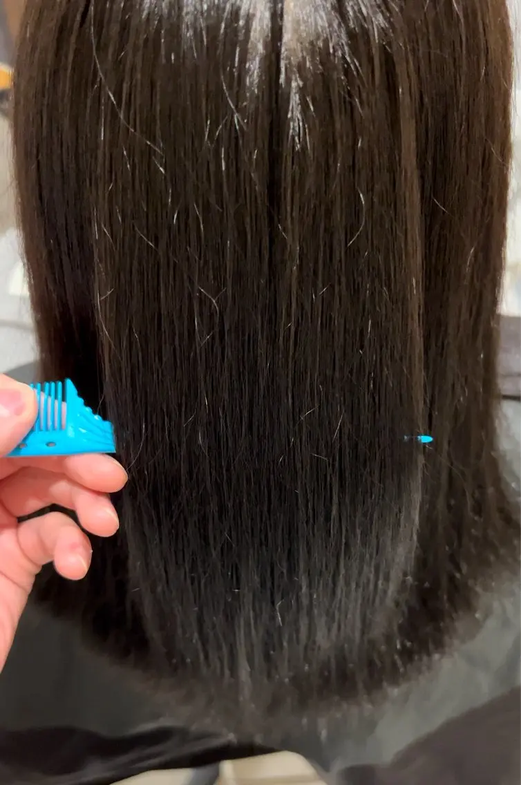 ロング 髪質改善 似合わせ 顔周りYUUGAのヘアスタイル