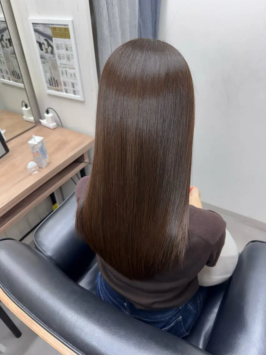 ロング カラー アディクシーカラー イルミナカラー クオルシアカラー 髪質改善 韓国風ヘア カット ヘアカラー トリートメント 艶髪改善師/高橋潤 /縮毛矯正のヘアスタイル