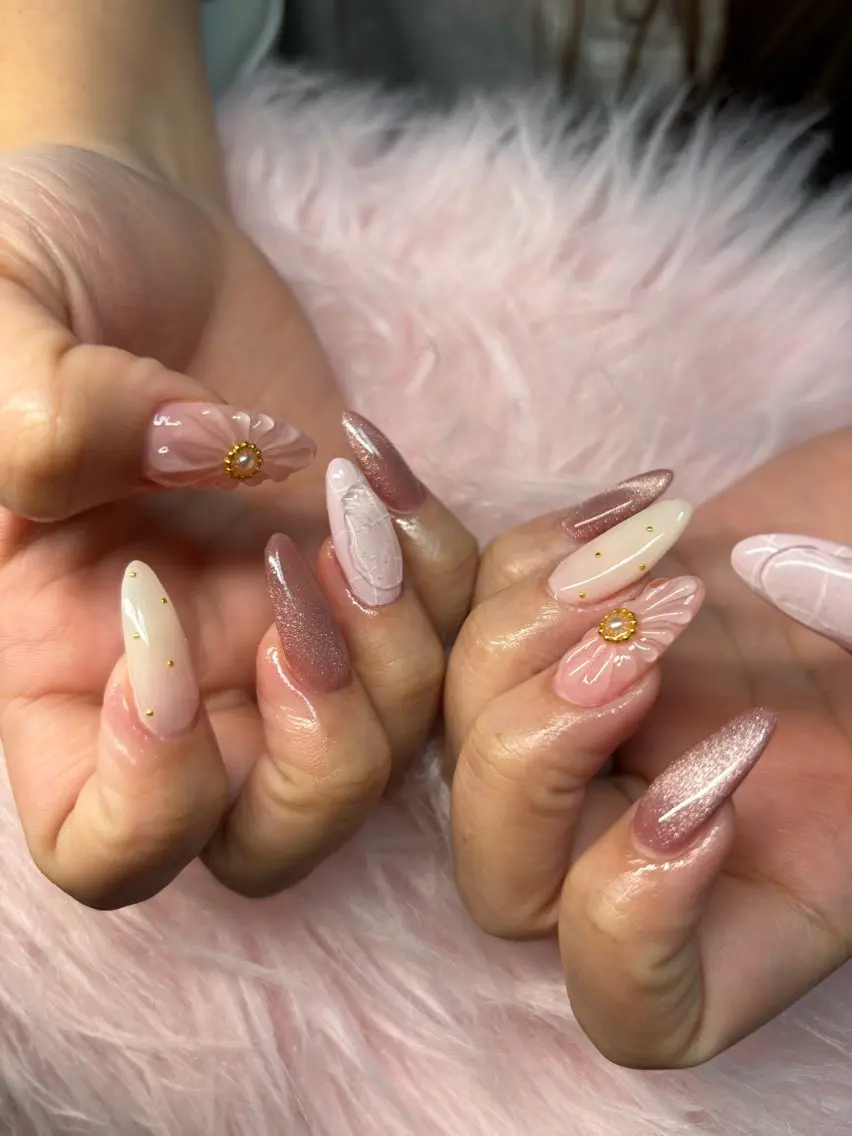 ネイル rukianail 新里のネイルデザイン