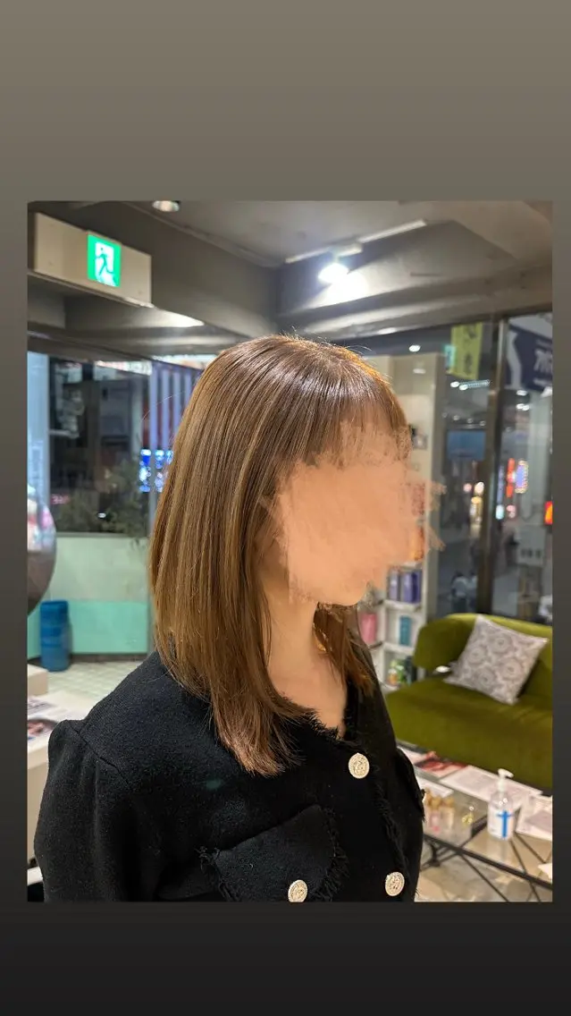 カラー ブリーチ 透明感カラー ダブルカラー ブリーチなしカラー GOTO KANANのヘアスタイル