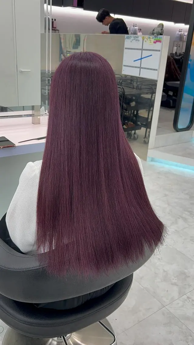 🌏人気NO.5メニュー🌏似合わせカット✂︎+ワンカラー🌈+髪質改善トリートメント✨※メンズも可能です🙆♂️の写真