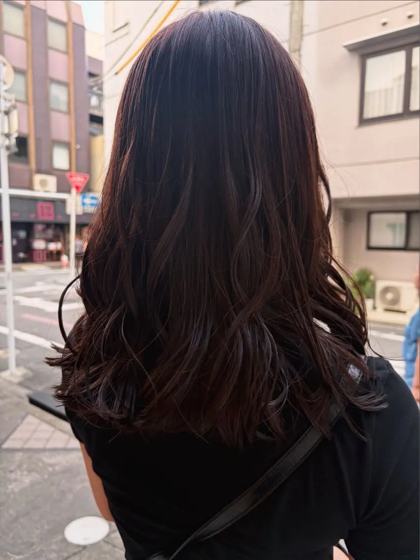 セミロング 渡邉 ひかるのヘアスタイル