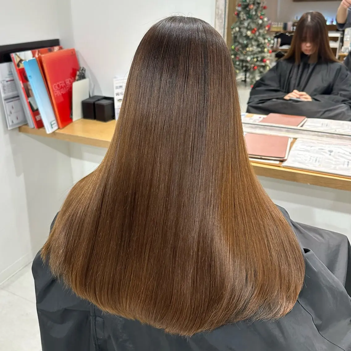 ロング パーマ カット 縮毛矯正 トリートメント 巻ける縮毛矯正/ 堺 健人のヘアスタイル