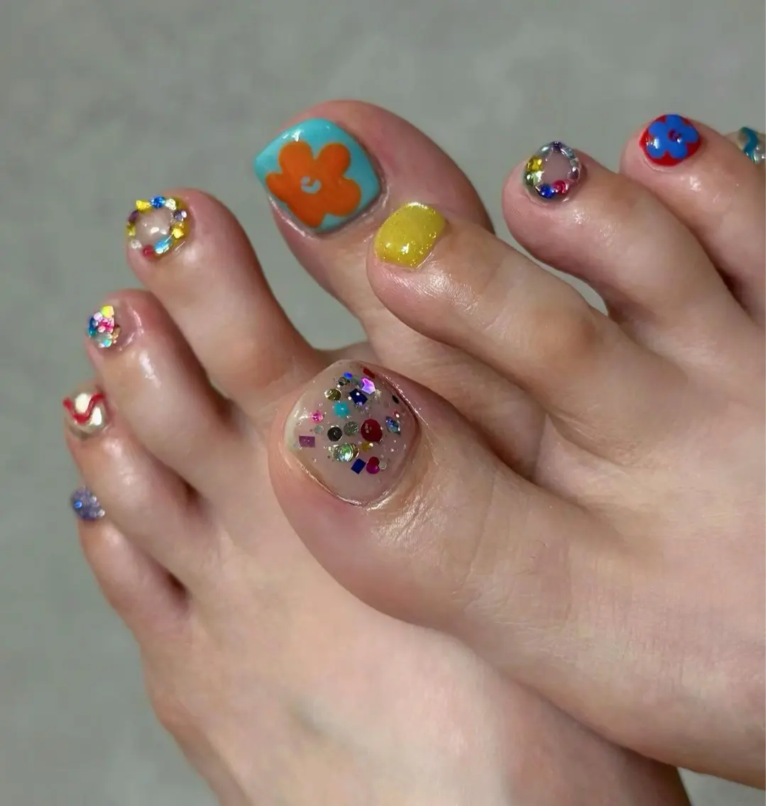 ネイル フットネイル Rinaky Amee Nailのネイルデザイン