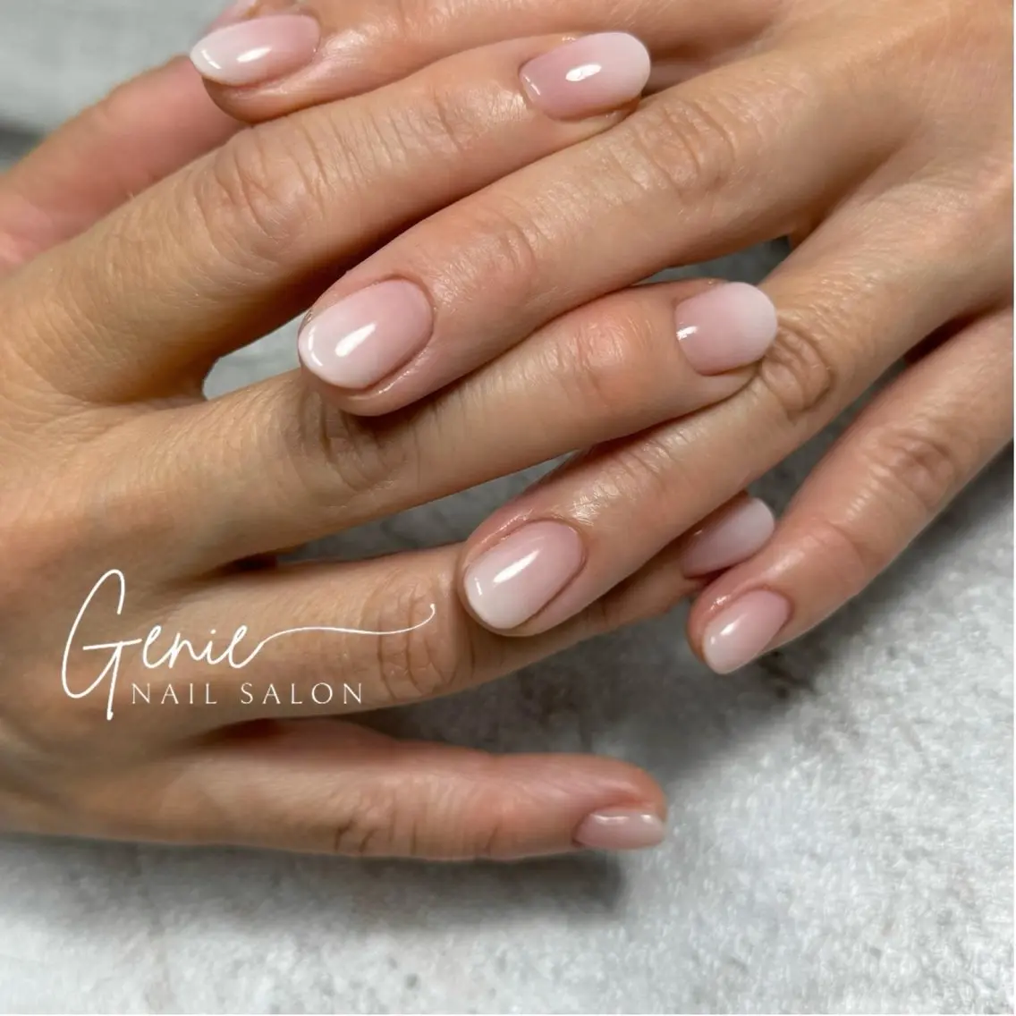 ネイル ニュアンスネイル ワンホンネイル フットネイル Nail salon Genieのネイルデザイン