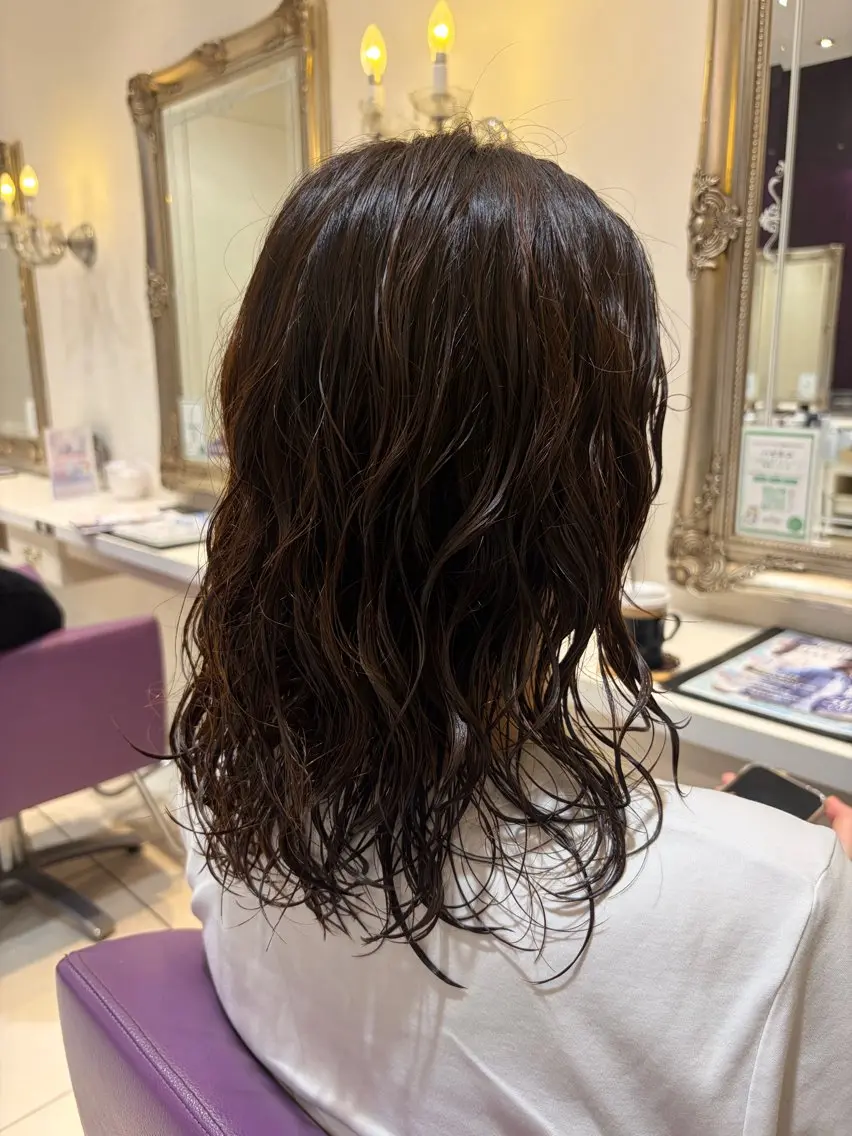 パーマ 京都河原町/暖色カラ ー‎/パーマ/のあのヘアスタイル