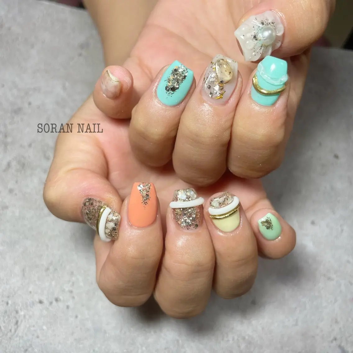 ネイル ハンドネイル soran nailのネイルデザイン