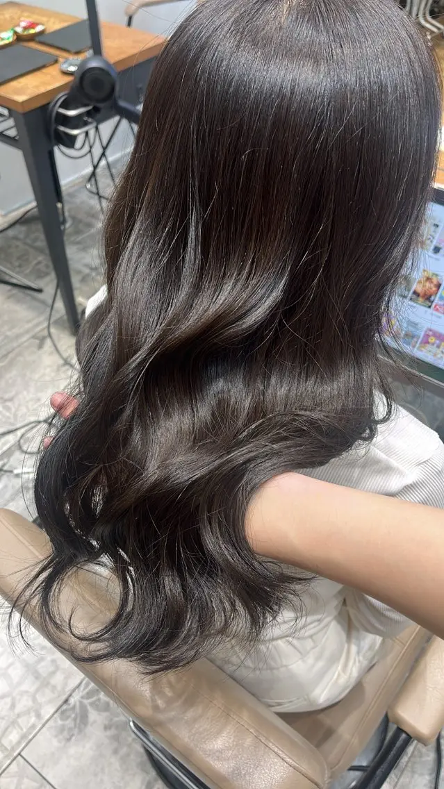 カラー アッシュ ブラウンカラー ヘアカラー アレンジ/艶カラー 銀座🌼さきえのヘアスタイル