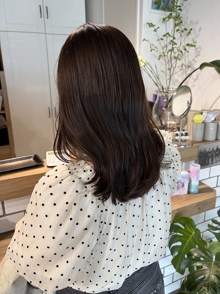 カラー カット ヘアカラー トリートメント オリーブカラー🍐♡ レイヤー/rinaのヘアスタイル