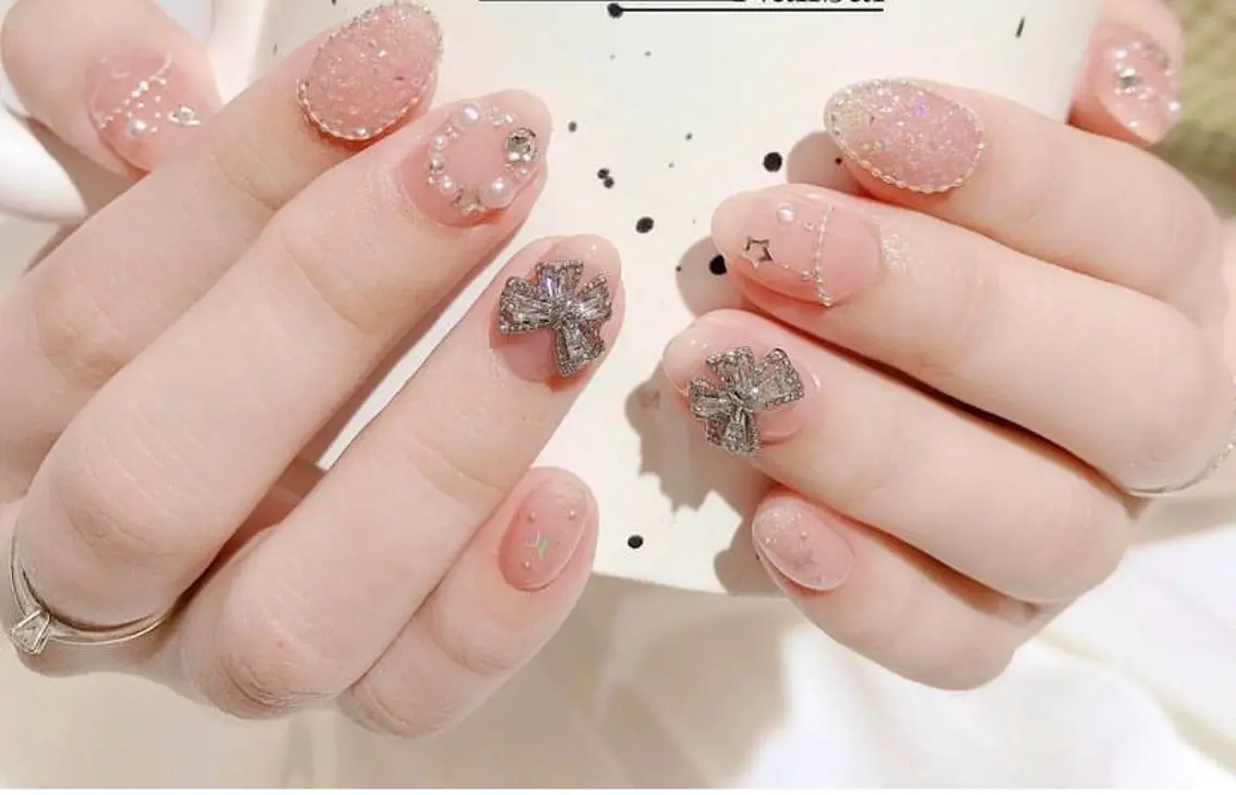ネイル フレンチネイル ジェルネイル 韓国ネイル マグネットネイル マグネットフレンチ akina nailsのネイルデザイン