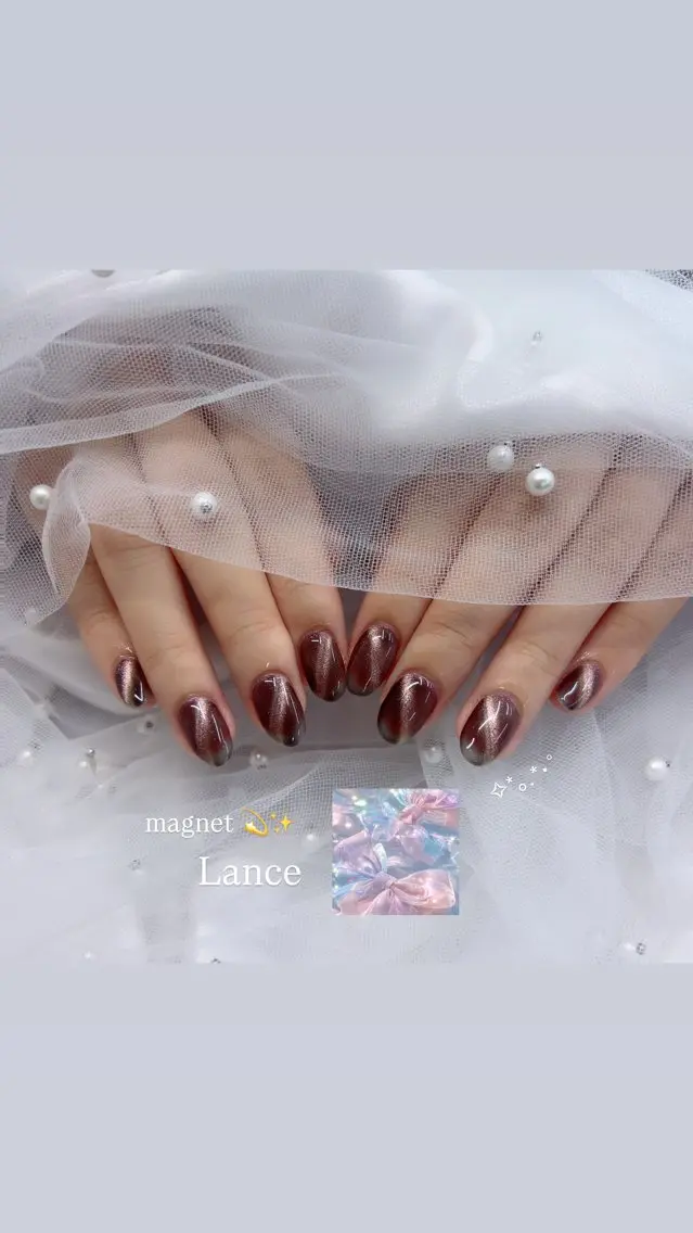 🫧🦋オフ込マグネットカラー(ハンド)の写真