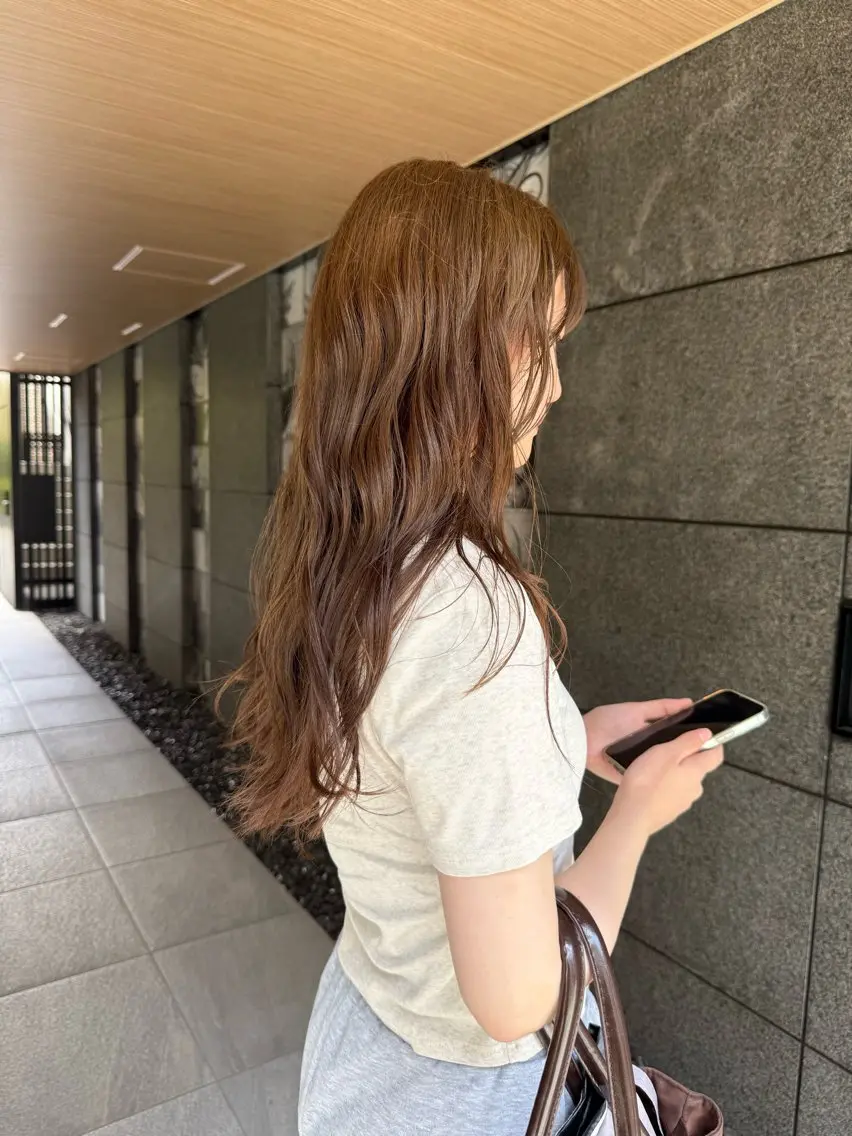 ロング ロング ヘアカラー トリートメント 林 コウセイ【三軒茶屋】のヘアスタイル
