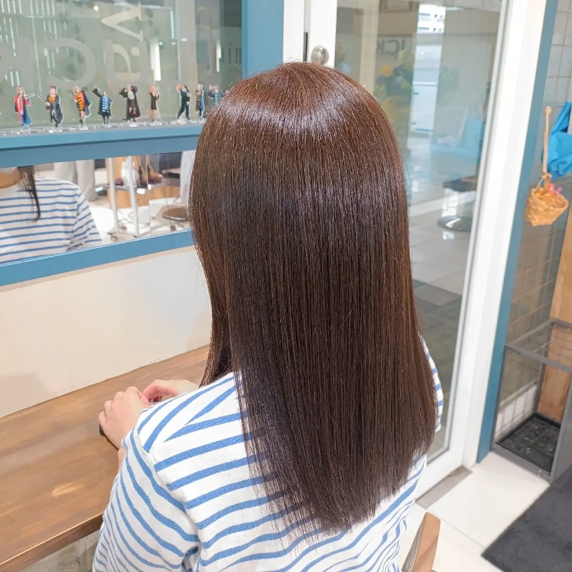 セミロング ヘアカラー きっか海老名 カラーモデル募集中!のヘアスタイル