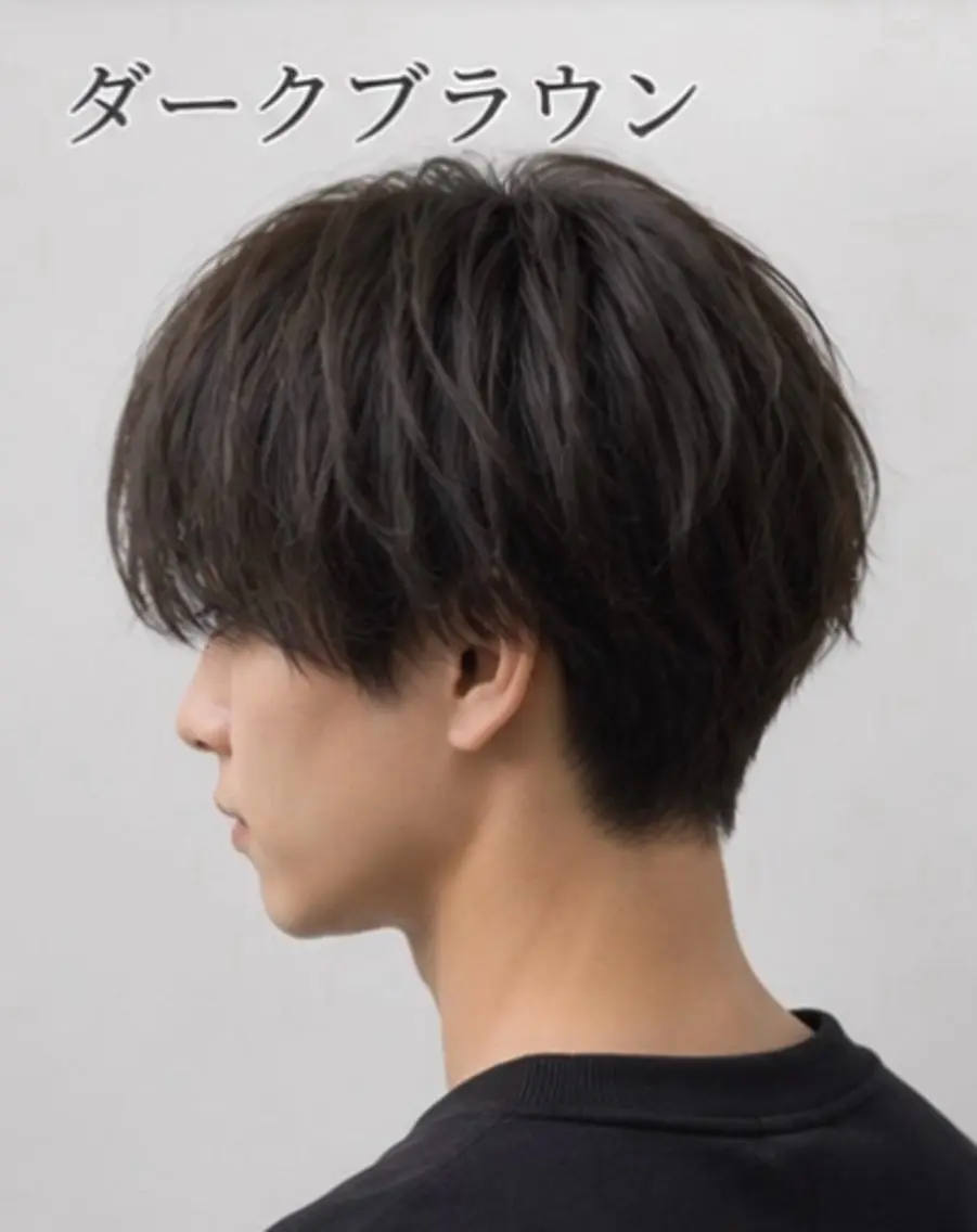 ショート カラー メンズ ヘアカラー CORE あおいのヘアスタイル