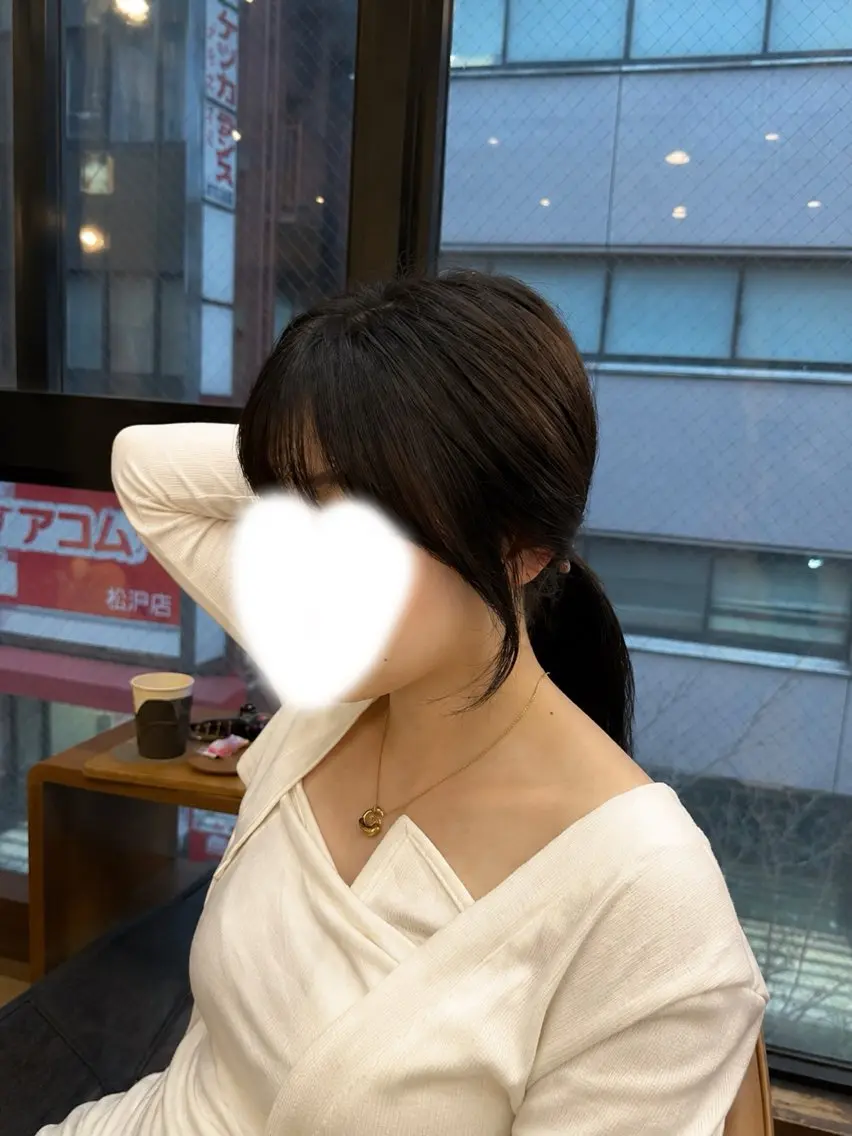 ロング 顔周りカット レイヤー/ショート 遠藤光輝のヘアスタイル