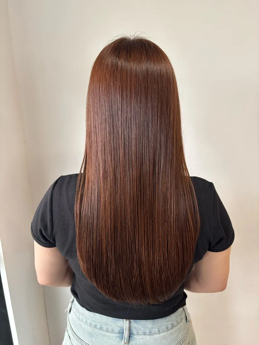 ロング カラー 平野 礼のヘアスタイル