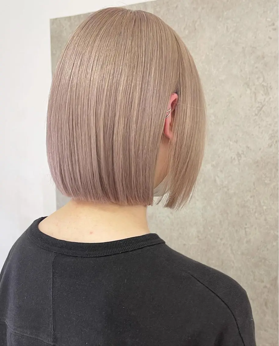 カット&ケアブリーチダブルカラー&保湿トリートメントの写真