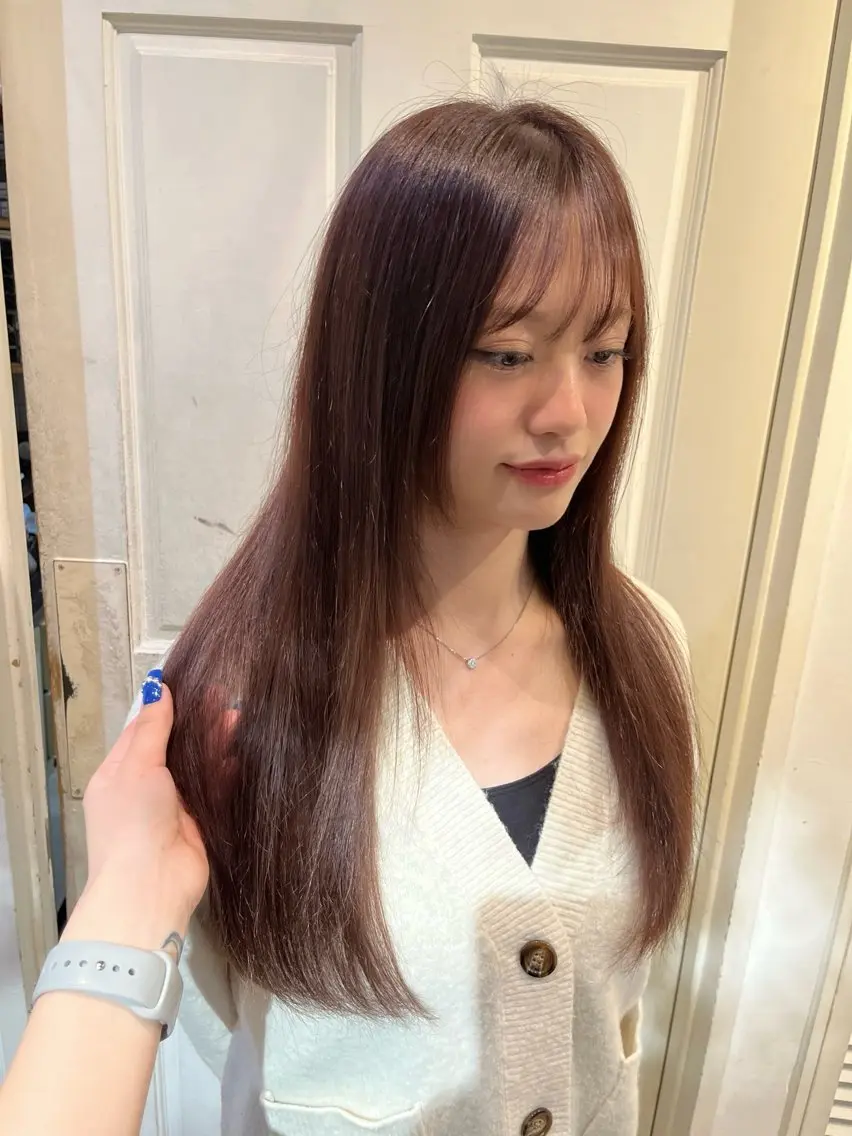 ロング カット ヘアカラー sora / 渋谷 / ハイトーンのヘアスタイル