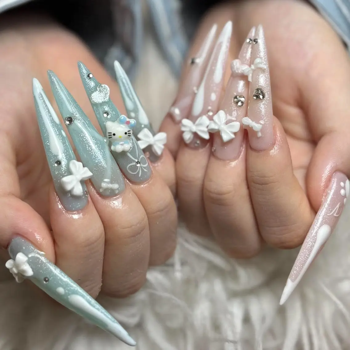 ネイル アートネイル 成人式 ジェルネイル ニュアンスネイル 夏ネイル ハンドネイル Jenn Nail Salonのネイルデザイン