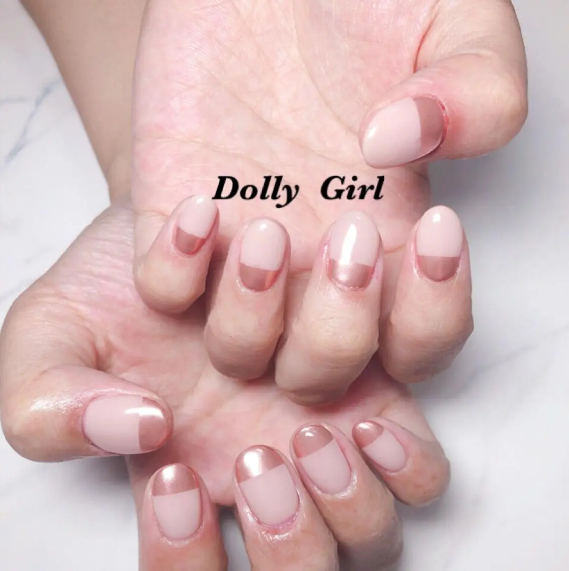 ネイル ミラーネイル DollyGirl KYOKOのネイルデザイン
