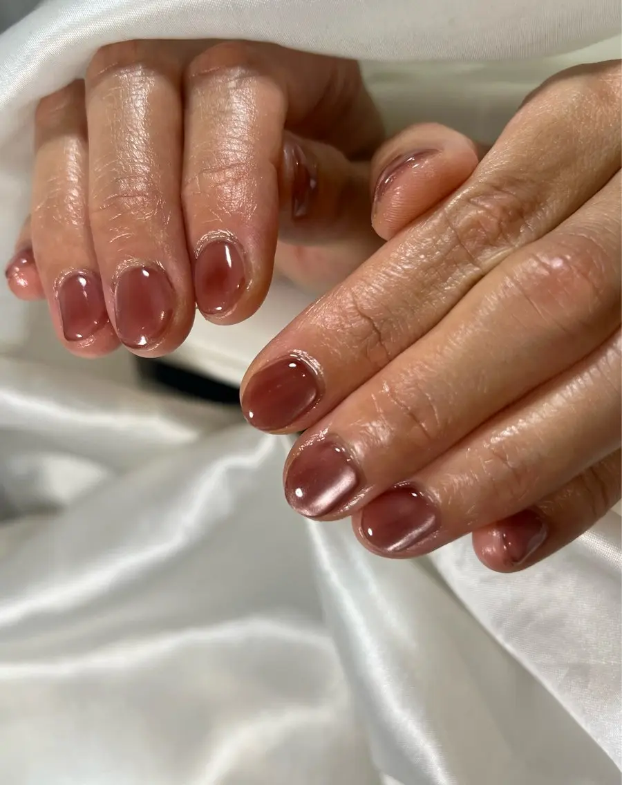 ネイル マグネットネイル マグネットワンカラー ワンカラーネイル plus nails まみのネイルデザイン