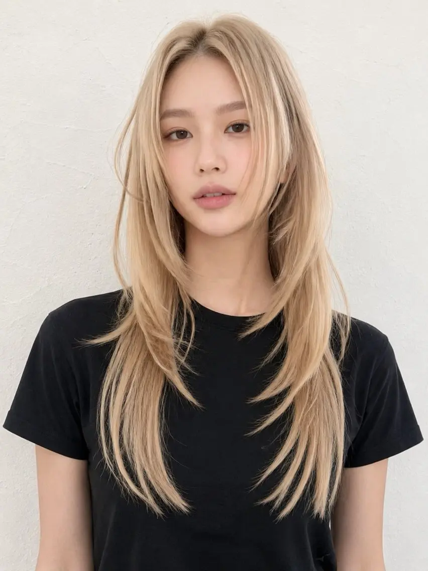 ロング カラー ショートボブ アッシュ アッシュグレー バレイヤージュ ミストバング カット ヘアカラー トリートメント ウルフカット 811 大阪梅田 ウルフのヘアスタイル