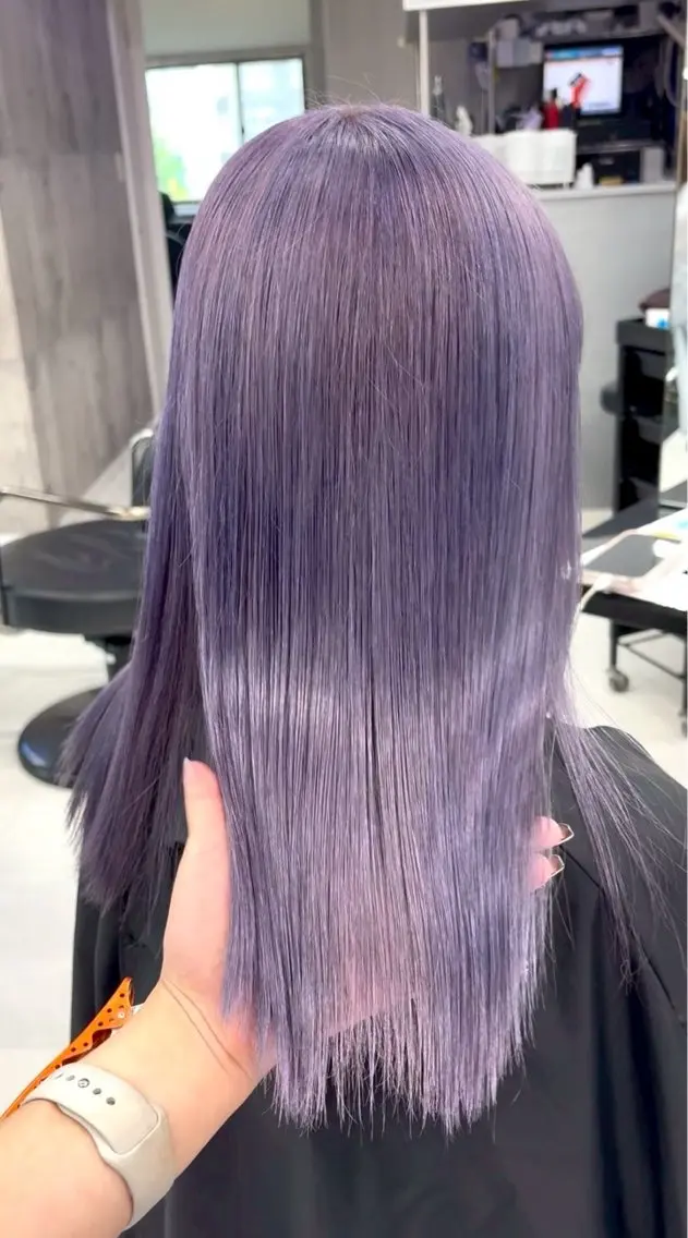 カラー 【🦋ハイトーンリタ ッチ🦋】ENAのヘアスタイル