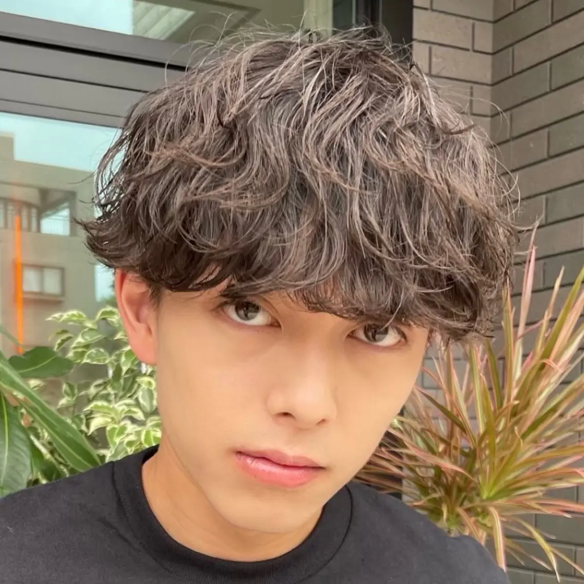 ミディアム パーマ ヘアアレンジ メンズ fifth 石川 凪のヘアスタイル