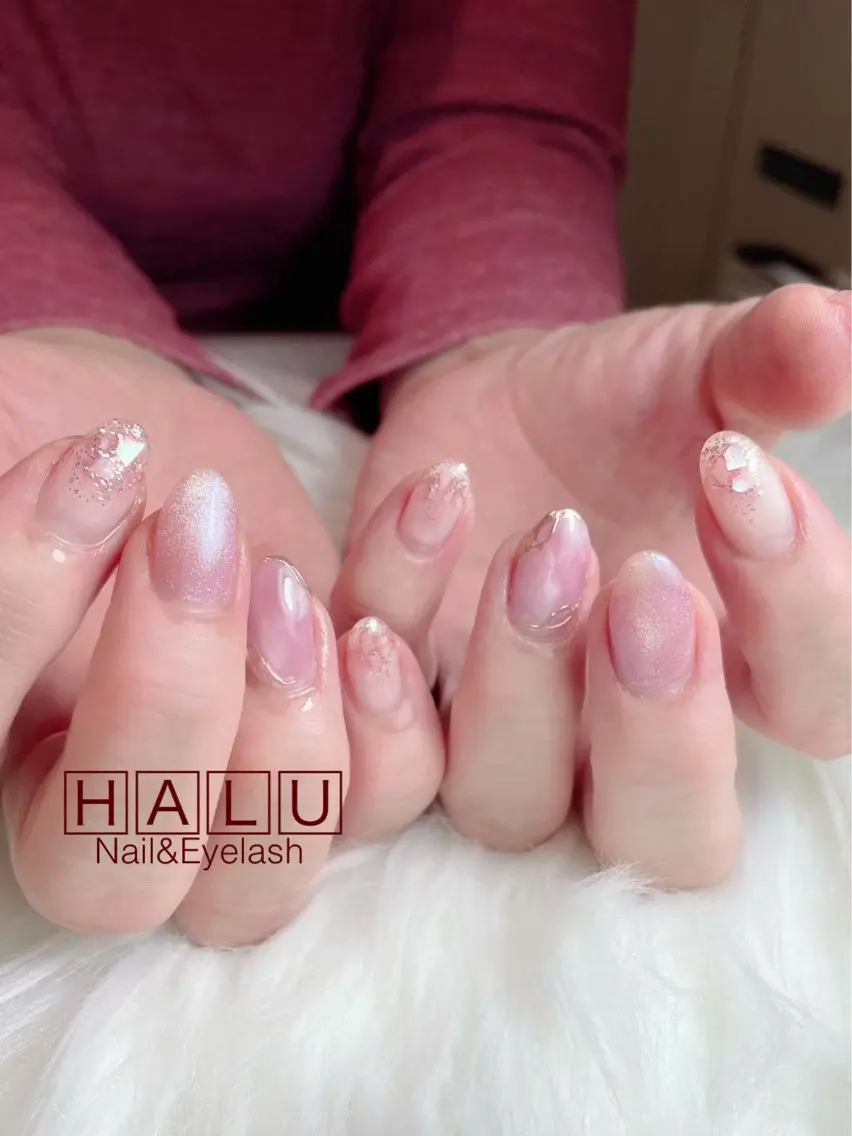 ネイル キラキラネイル HALU ハルのネイルデザイン