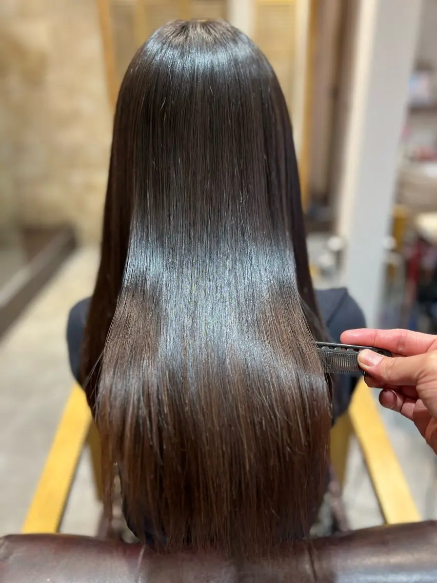 セミロング カット ヘアカラー トリートメント 前井 正人のヘアスタイル