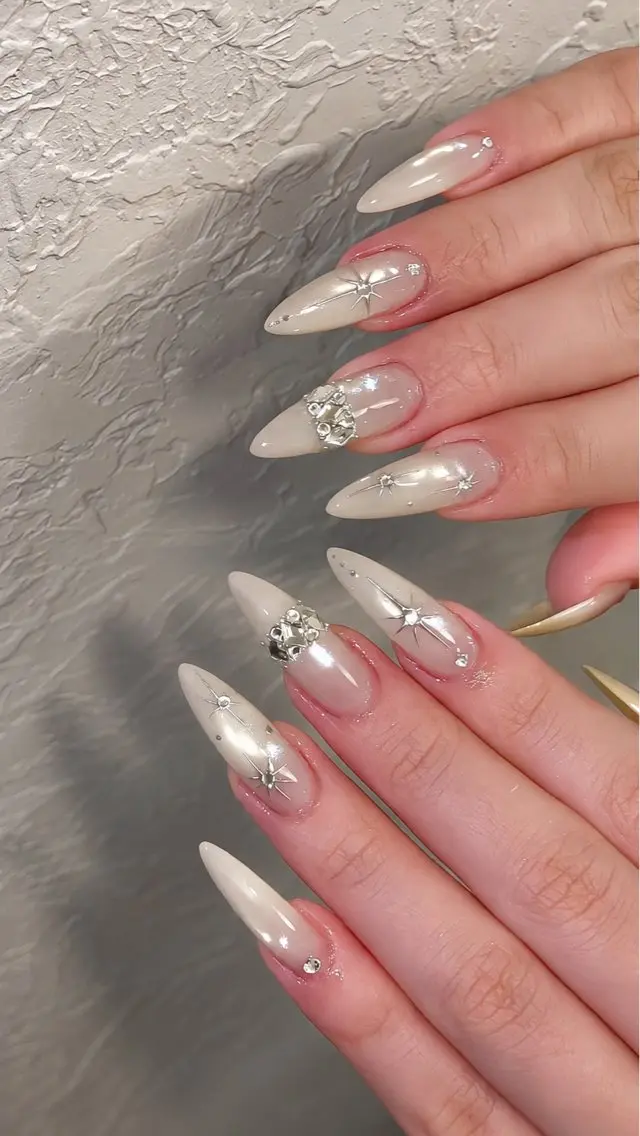 ネイル 長さ出し ロングネイル ワンホンネイル NEM.nail studio 京都店のネイルデザイン