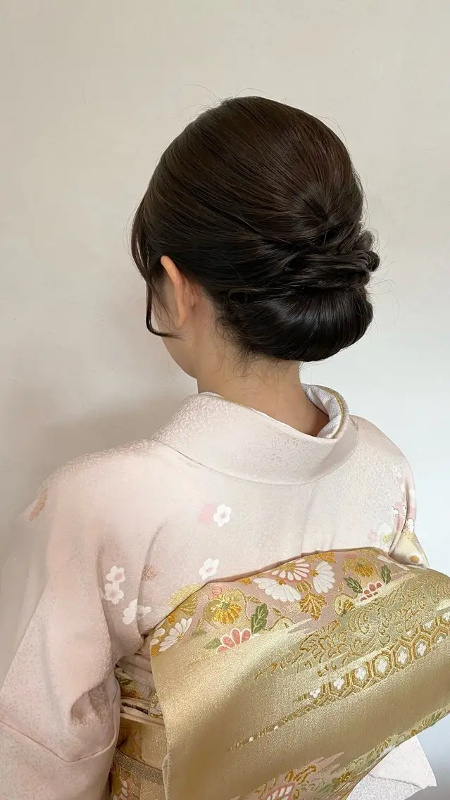 ヘアアレンジ ヘアアンドメイクムタ 新居のヘアスタイル