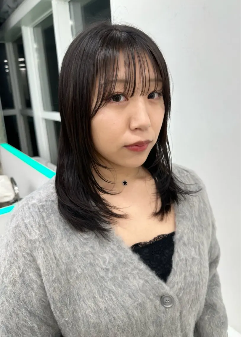 ロング カット ヘアカラー 似合わせが得意 村松慧汰のヘアスタイル