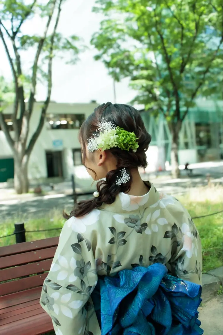 【女性限定】浴衣着付+ヘアセットの写真