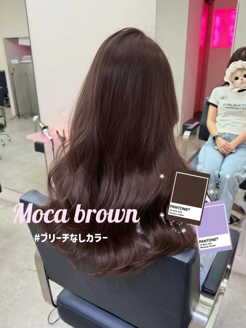 ロング カラー ブリーチ ブラウンカラー 透明感カラー ココアブラウン モカブラウン ヘアカラー トリートメント 【店長】 Mahiroのヘアスタイル