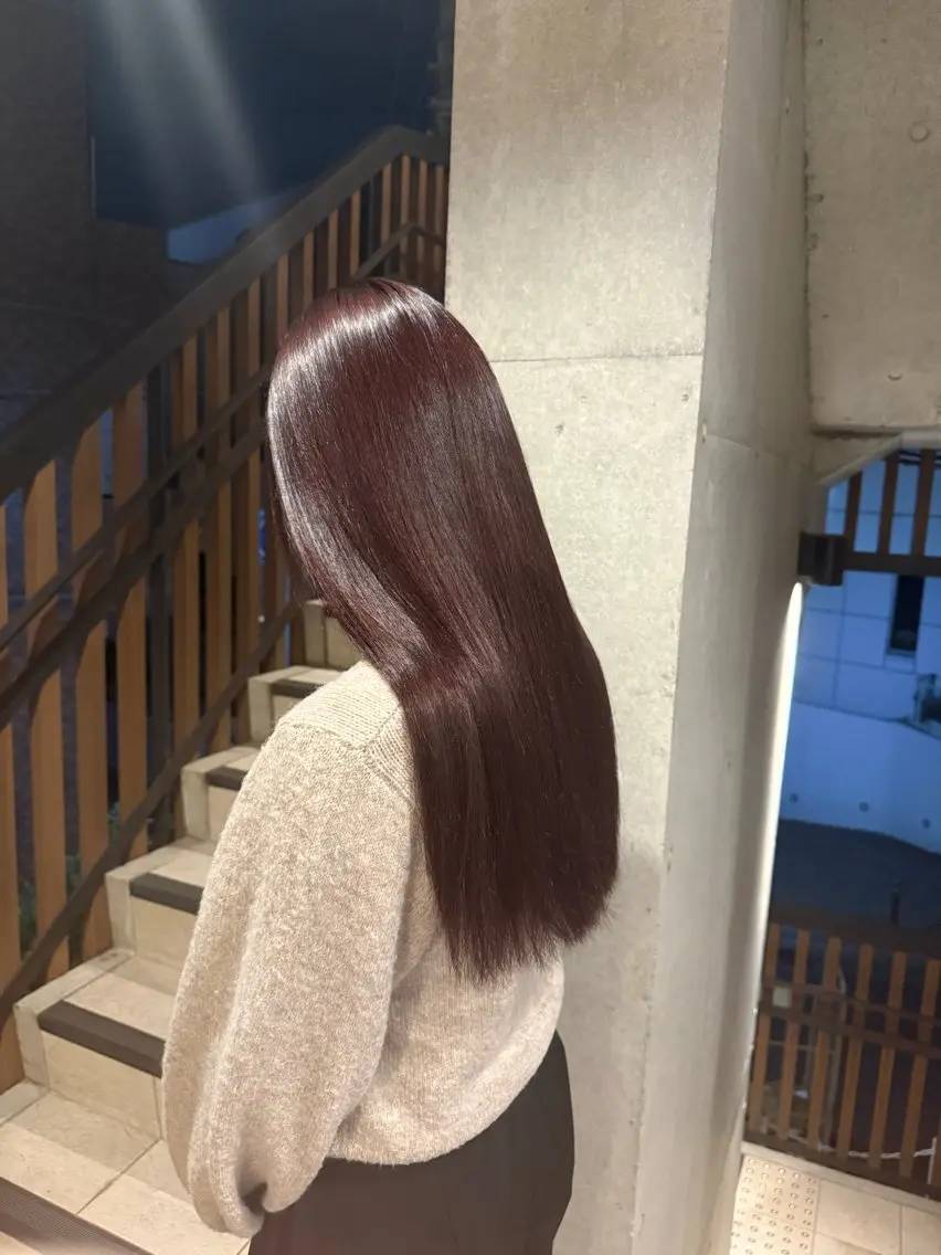 ロング カラー ヘアカラー トリートメント イシヅキアイカ🐱 カラーモデル募集中のヘアスタイル