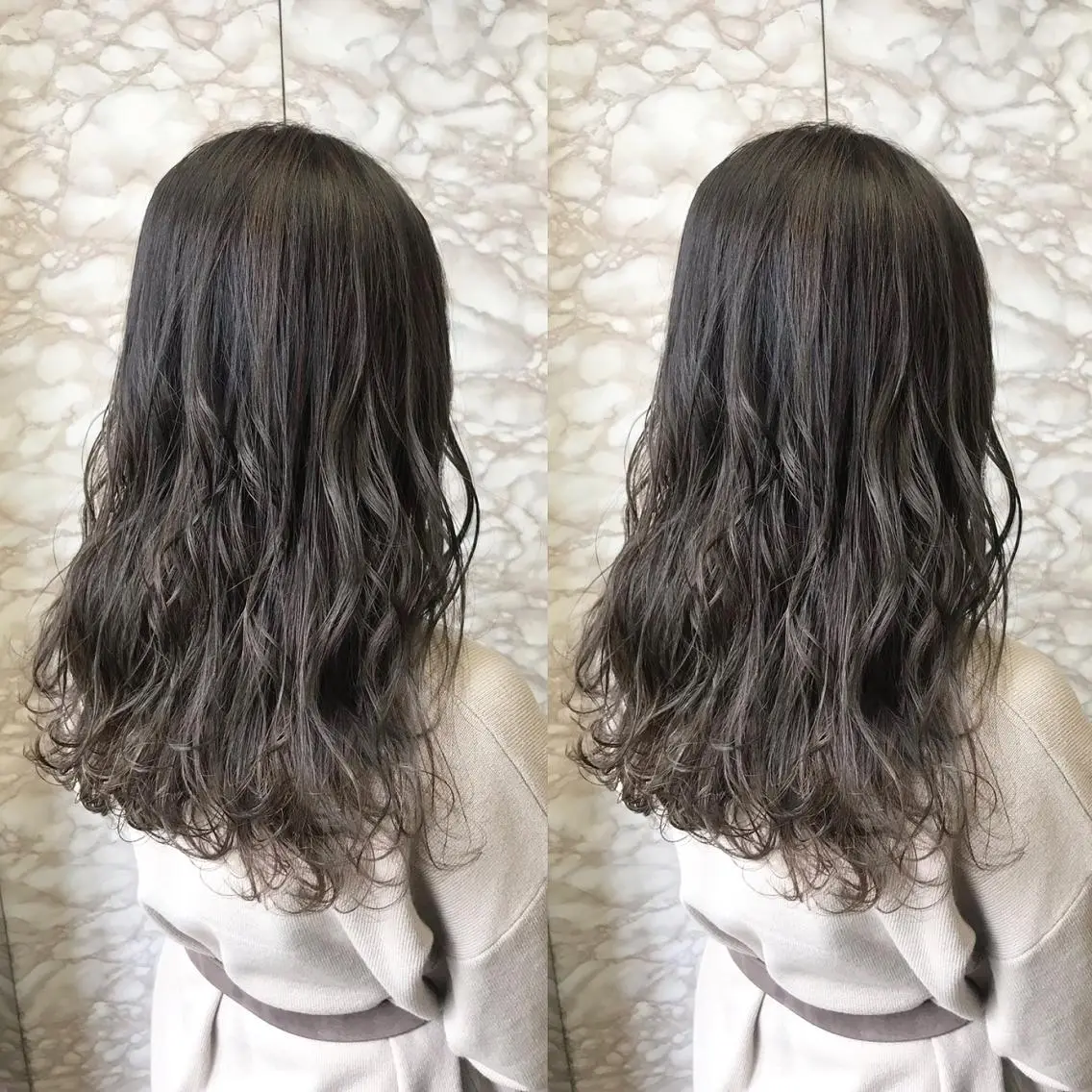 セミロング カラー ヘアカラー トリートメント 🉐レイヤー/塩見 弘樹🉐渋谷のヘアスタイル