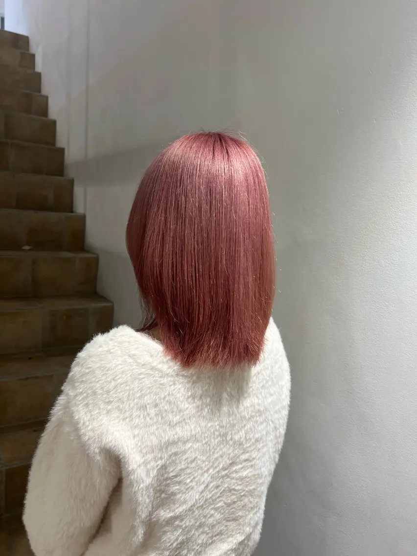 ミディアム カラー ogura hitomiのヘアスタイル