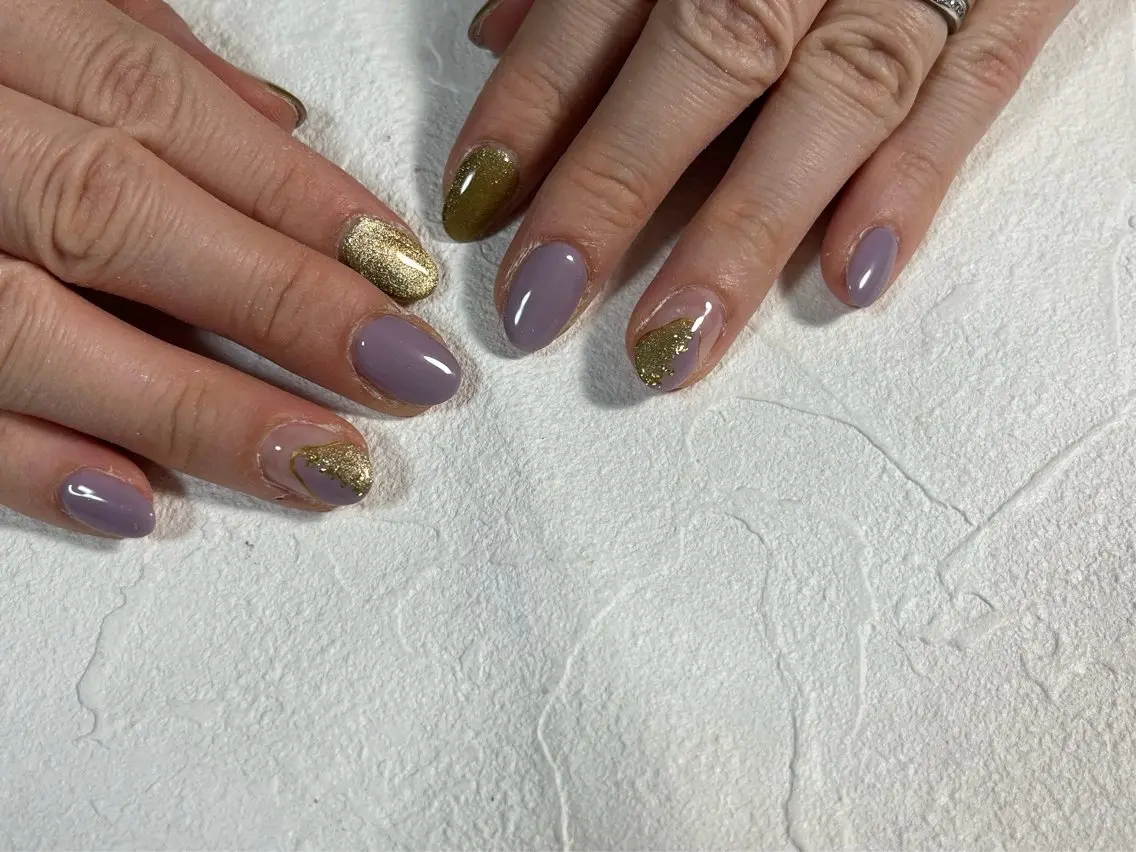 ネイル オーロラネイル フットネイル フレンチネイル ジェルネイル 韓国ネイル ハンドネイル kiki nail たまプラーザのネイルデザイン