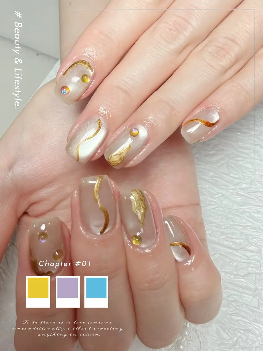 ネイル ハンドネイル AngelChris ビューティーサロン琳のネイルデザイン