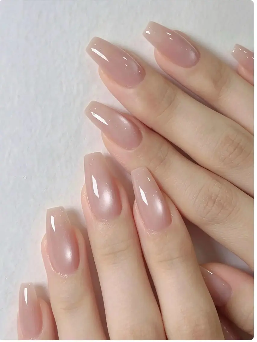 ネイル チークネイル 長さ出し フットネイル フレンチネイル ジェルネイル ハンドネイル Nude もりのネイルデザイン