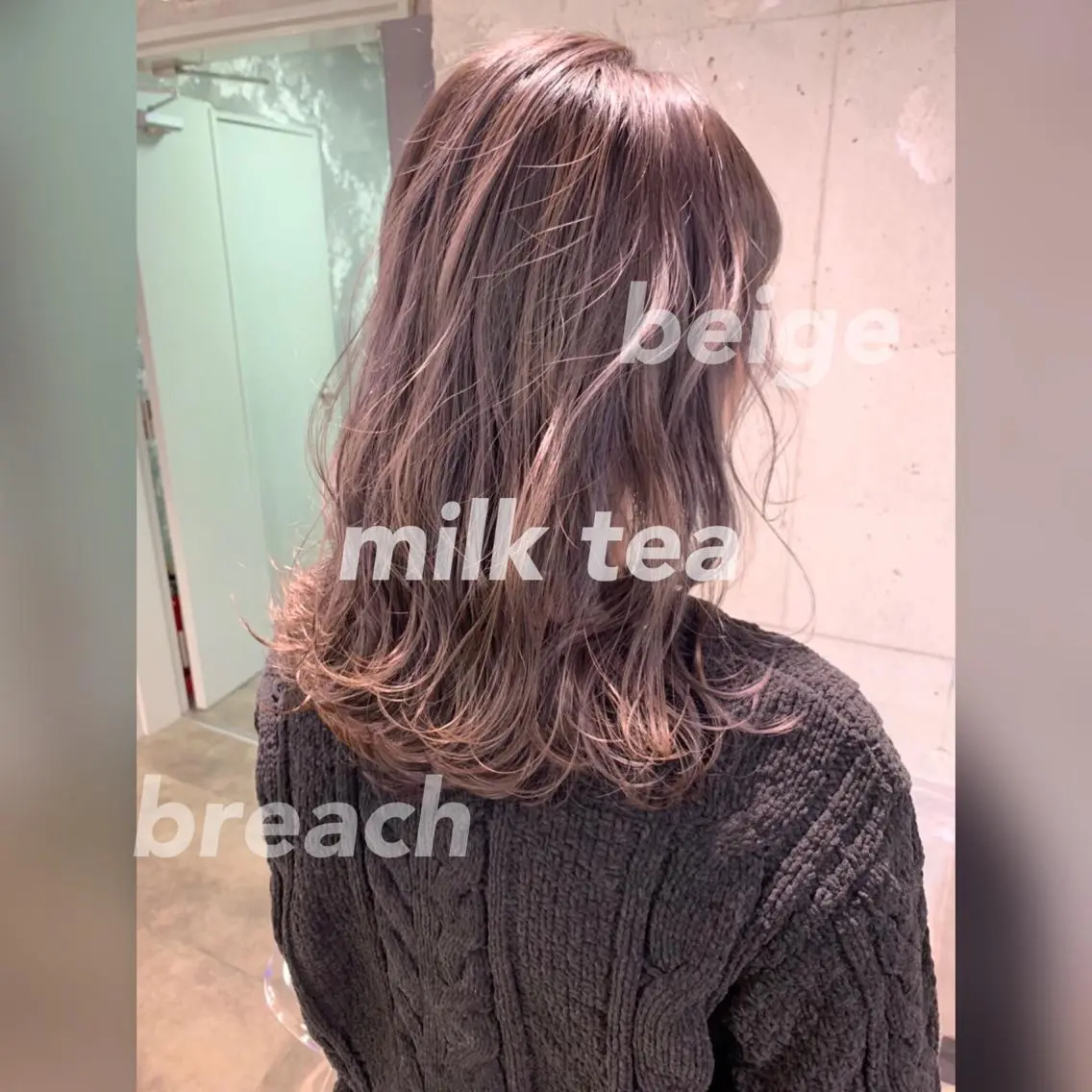 セミロング カラー パーマ ヘアアレンジ 当日予約⭕️ JUNYAのヘアスタイル