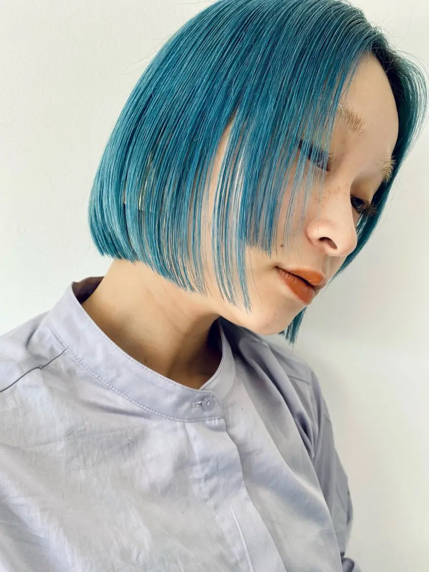 ショート カラー パーマ ヘアアレンジ くびれレイヤー/艶 カラー　MADOKAのヘアスタイル
