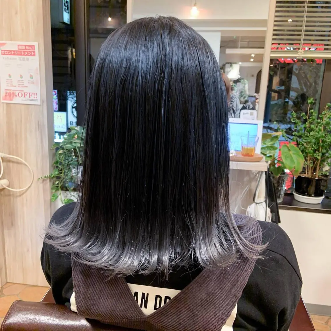 ミディアム 韓国✖️網紅🖤 パーマYURIYAのヘアスタイル