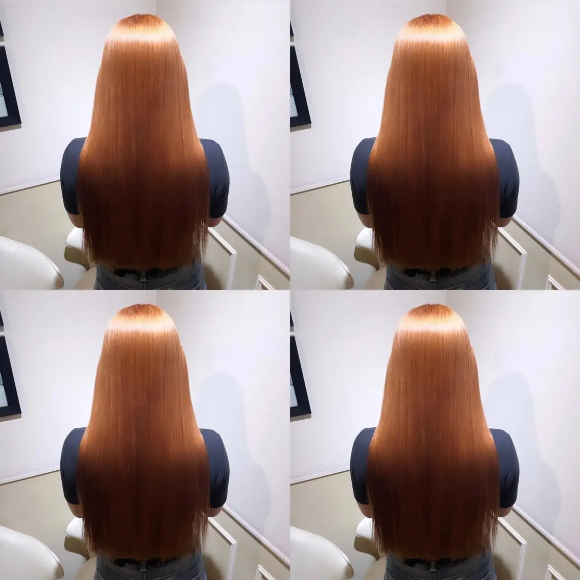 ロング カラー オレンジ 🌟トップデザイナー 高橋🌟のヘアスタイル