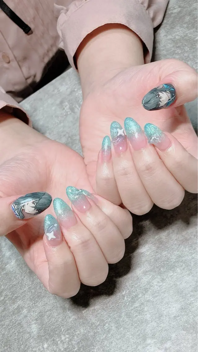 ネイル ハンドネイル ハンドケア shino🌟 痛ネイルのネイルデザイン